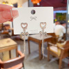 Universal earrings with bow, wholesale