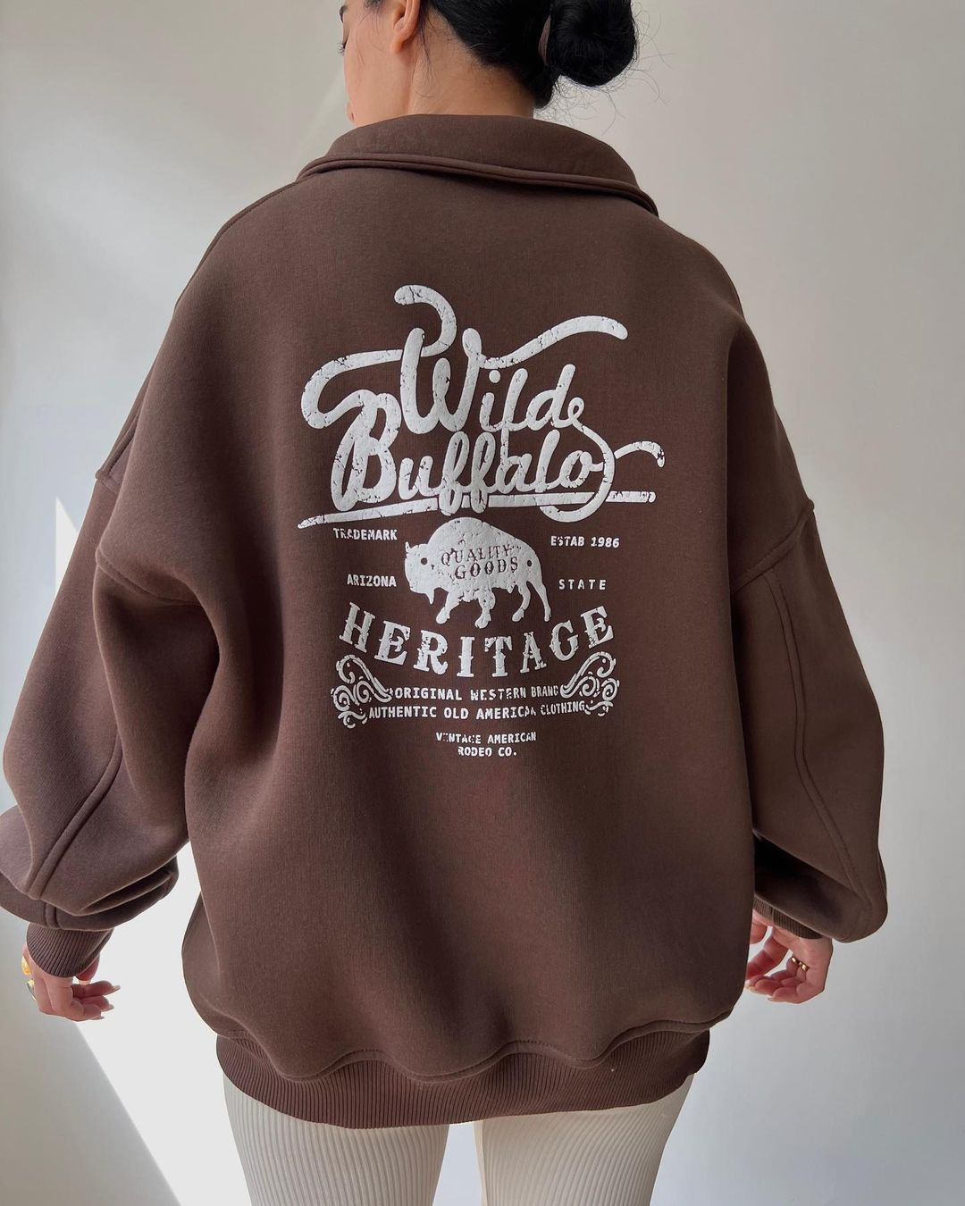 2024 New plush printed long sleeved pullover sweater with autumn and winter versatility_voghion.com