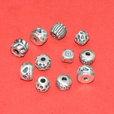 Beads with Six-Word Mantra, Loose | Zərgərlik ara hissələri
