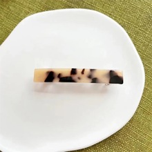 新款简约高级边夹高端一字夹女轻奢后脑勺弹簧马尾义乌商贸城厂家
