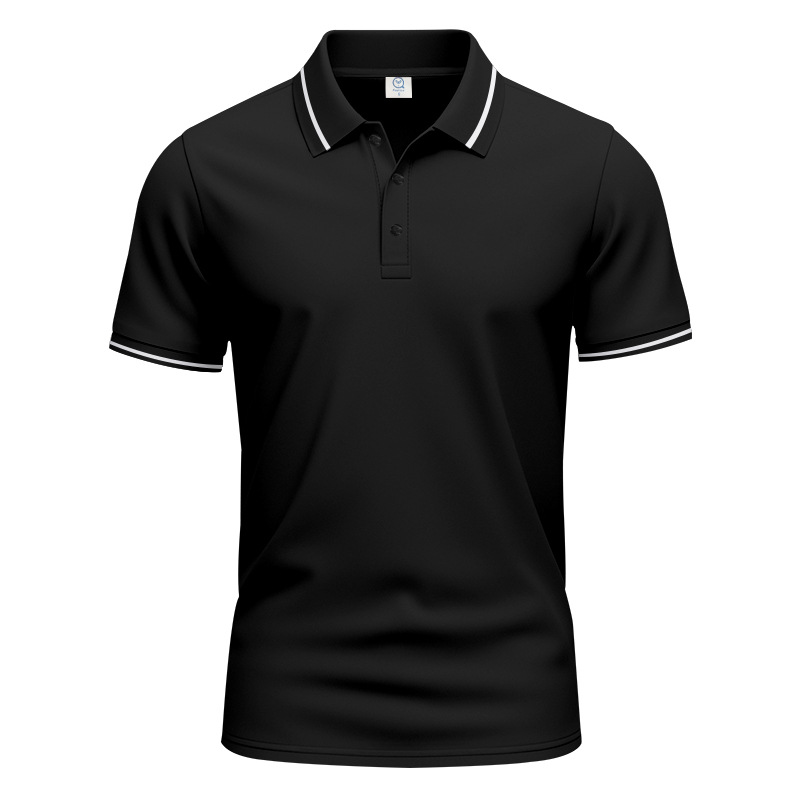 Estación independiente TK transfronteriza venta caliente para hombres y mujeres con el mismo estilo British Speed Dry Asian Code de manga corta POLO Marathon Advertising Camiseta