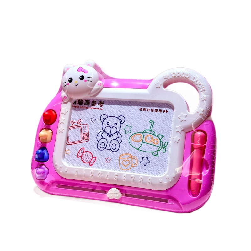 Juguetes magnéticos de dibujos animados para niños lindos tablero de escritura colorido bebé tablero de graffiti estante regalo creativo