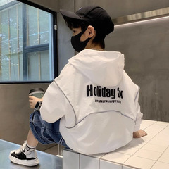 男の子、中型、大型子供用新しい子供用日焼け止め2025夏超軽量ジャケットUV通気性トップ