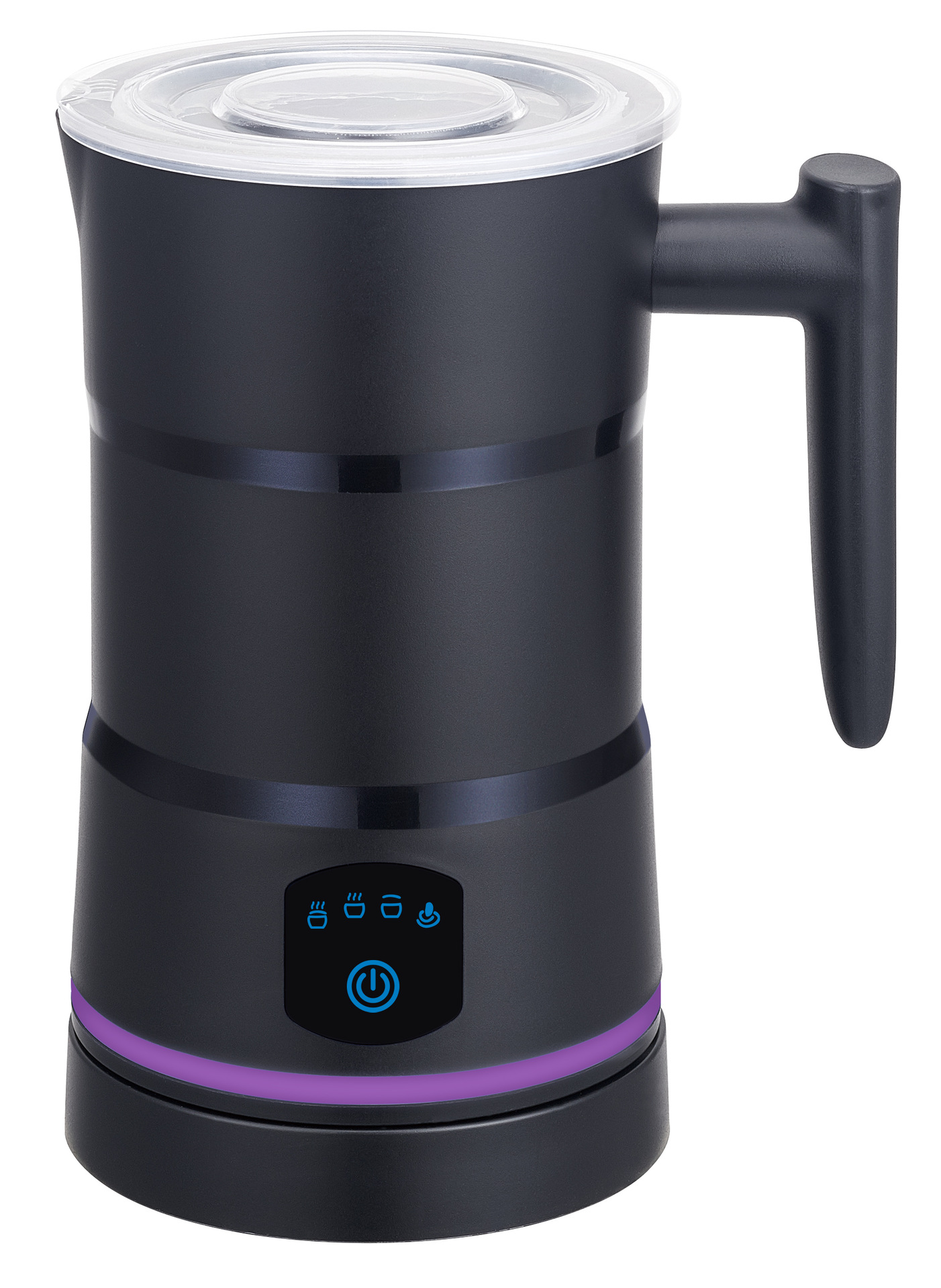 Máquina de espuma de leche, máquina de leche doméstica de succión magnética eléctrica, máquina de espuma, olla de espuma de leche, taza de leche con agitación fría y caliente, taza de leche caliente, taza de flores image 10