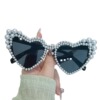 Sunglasses from pearl heart-shaped, sun protection cream, suitable for import, European style, UF-protection