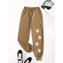 C 94723 Butterfly cat elastic waist sweatpants ����èצ�ɽ�