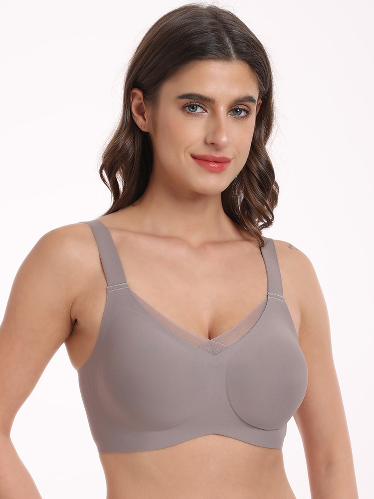 Sutiã push-up sem aro respirável algodão seda conforto estilo_voghion.com