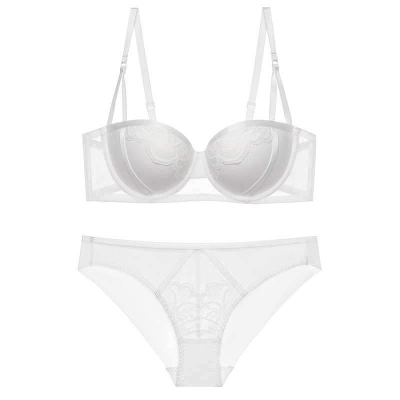 Comercio exterior Sujetador push up sexy sujetador traje de las mujeres ropa interior encaje ropa interior puro para el pequeño pecho soporte superior