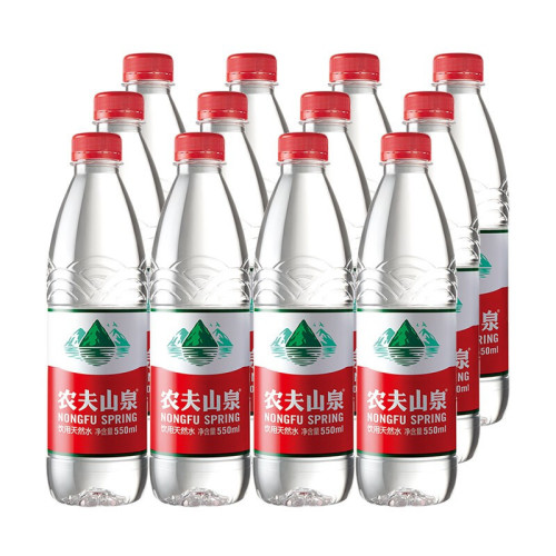 Farmer Spring 550ml*24 Bottles of Mineral Water Purified Water for Meetings Bulk Purchase in Guangzhou Area