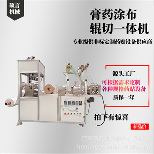 Shuoyan Fully Automatic Intelligent Correction Plaster Coating Machine Hot Melt Adhesive Plaster Spraying Machine Antipyretic Patch Production Line
