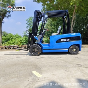 Front Tilt Electric Forklift, Forged Fork Front Tilt Ride-On, Zhongyuan 2.5 Ton Front Tilt Electric Forklift