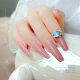 Nail art diamond jewelry wear nail art pointed bottom Crystal pile Diamond finished product fat square Pearl Rhinestone Diamond Ball nail accessories