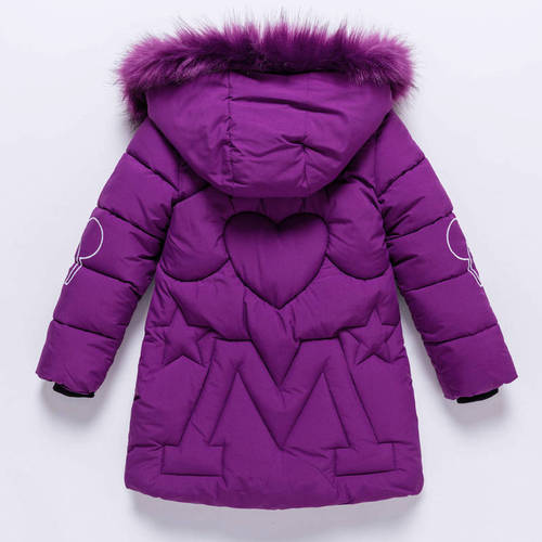 Cross-border foreign trade children's winter clothing girls' cotton coat  winter new style children's thickened cotton clothing girls' warm outerwear