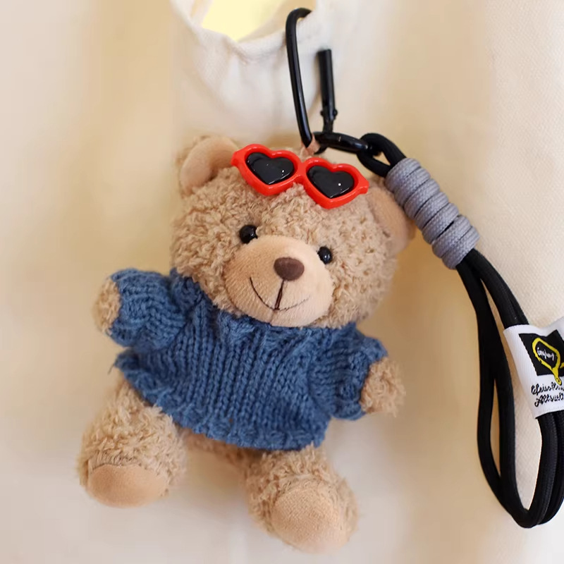 Teddy Bear bolsos colgantes muñecas bolsas de peluche llaveros bolsas de muñecas Teddy Bear muñecas eventos regalos impresión logo