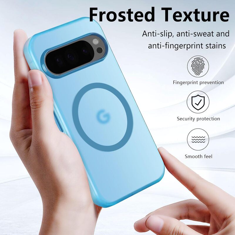 Suitable for Google Google10Proxl Mobile Phone Case 9A Frosted Skin-Like Translucent Magnetic Protective Cover 8 Anti-Fall Hard