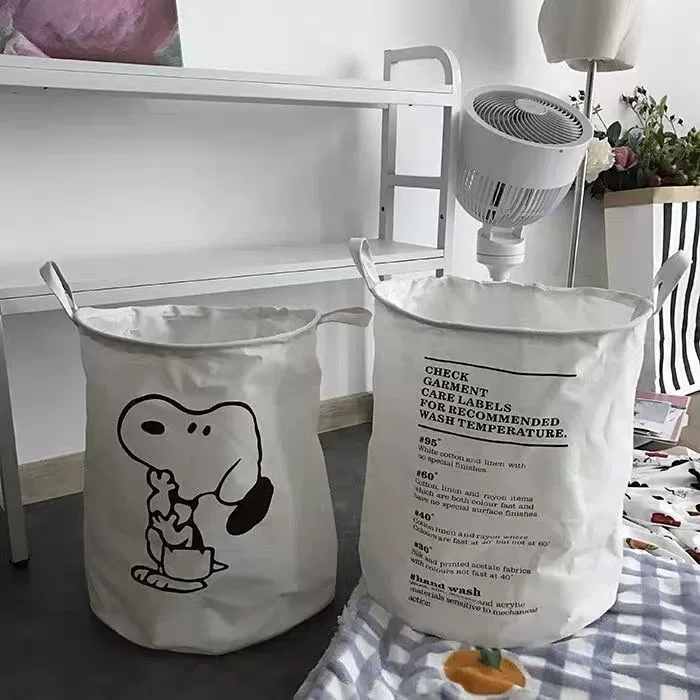 Милый мультяшный корзина для белья, водонепроницаемая система хранения, хлопок и лен