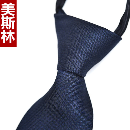 2011 New Security Work Clothes for Men and Women Hand-tied Zipper Tie Navy Blue Security Property Work Clothes Uniform Tie