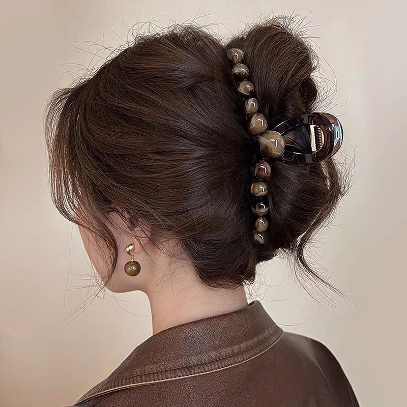 韓国東大門2025年新作ヘアクリップ、女性用ヘアピン、高級感のあるシャーククリップ、ヘアアクセサリー、ヘアピン|undefined