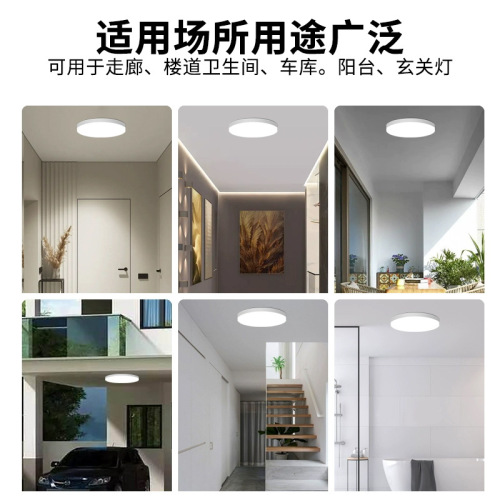 Induction ceiling light led voice-controlled corridor staircase aisle home entrance corridor radar infrared human body sensor light