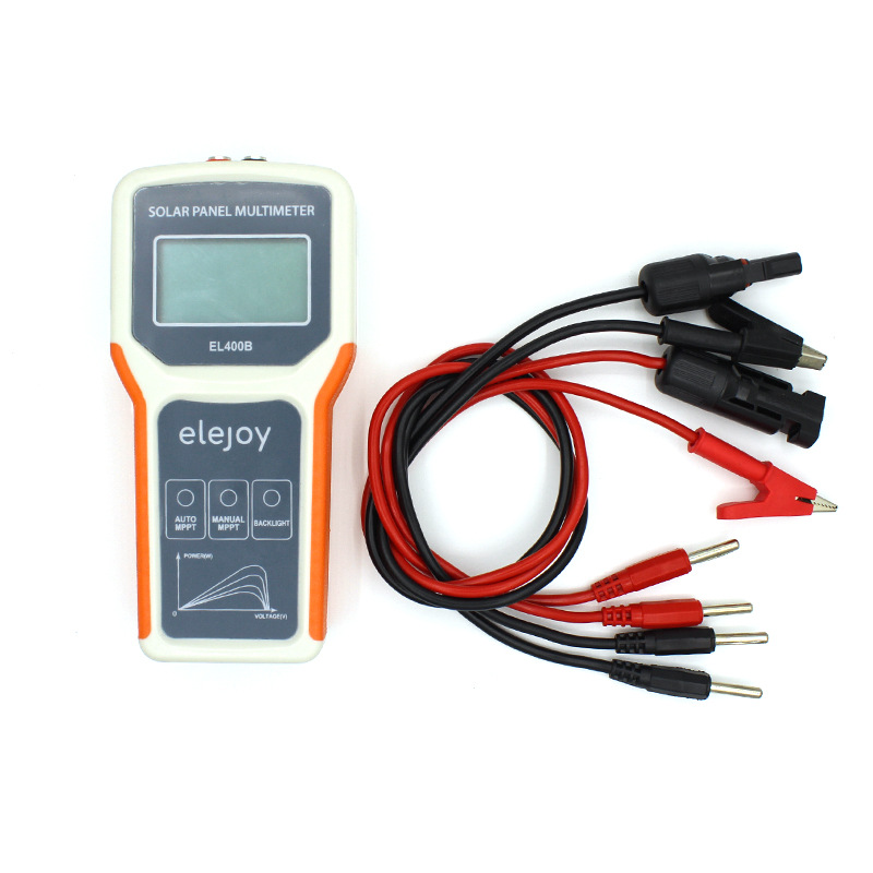 elejoy光伏板万用表EL400B太阳能板MPPT测试仪功率计开路电压