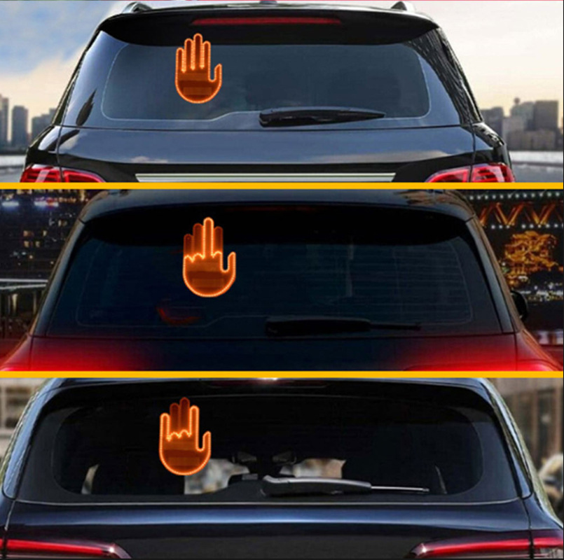 Venta directa de fábrica coche finge gesto luz coche luz interactiva palma luz gesto luz 4 control remoto clave