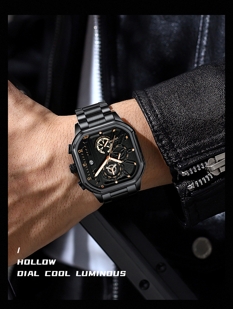 Uued kuumalt müüdavad meeste käekellad, ehtsad ehtsad veekindlad helendavad käekellad, populaarsed meeste käekellad, ärimood kvartskellad, meeste käekellad_voghion.com