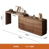 Baishun nine-drawer cabinet length 160*thickness 40*height 70+mirror telescopic table 1.2 meters