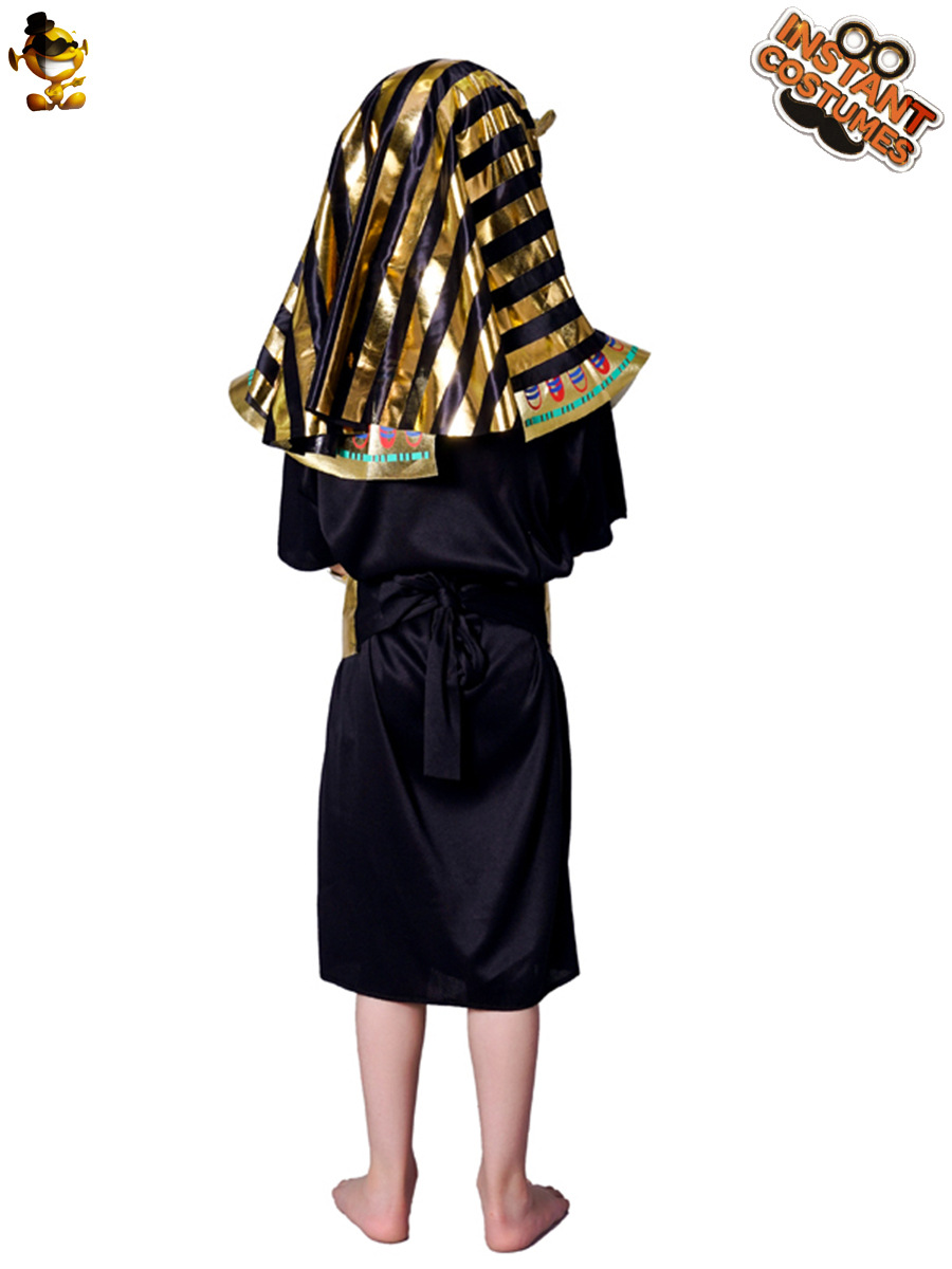 Partido niños faraón egipcio traje de Halloween Rey Príncipe partido ropa Cosplay rendimiento