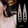 Universal silver needle, fashionable earrings, silver 925 sample, internet celebrity