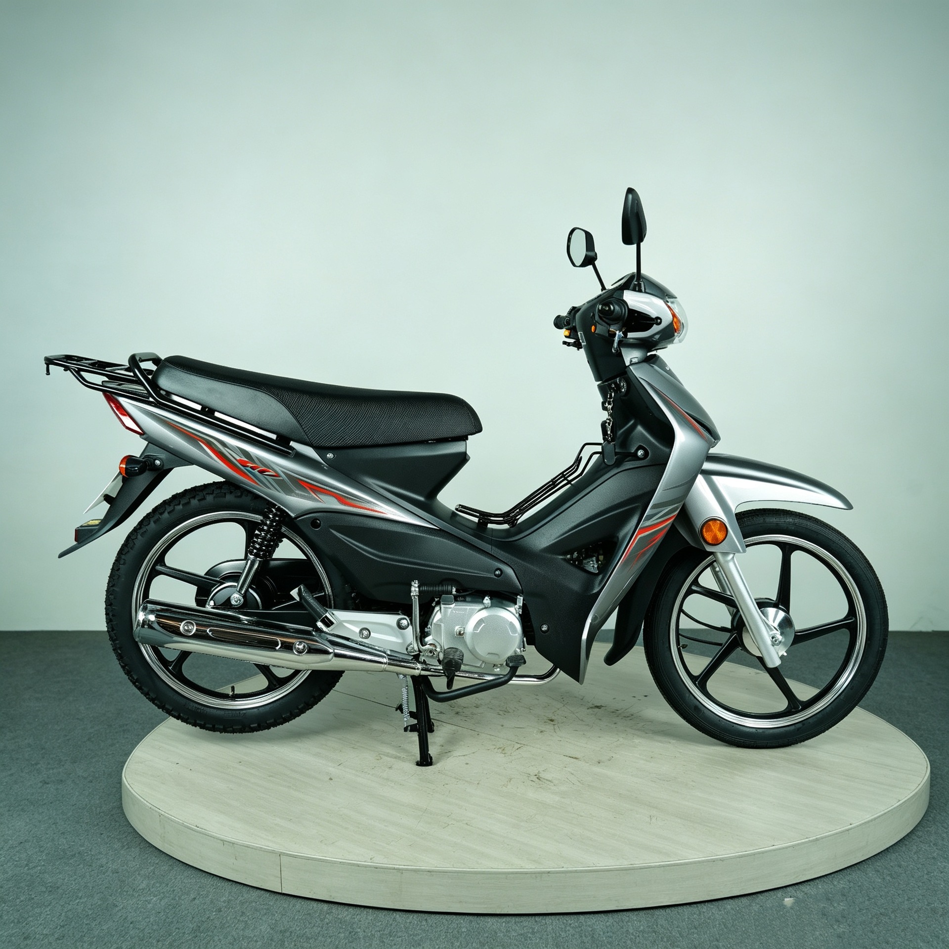 Ud110 Classic Curved-Beam Fuel-Powered Motorcycle with High Range and Low Fuel Consumption, Suitable for Urban and Rural Travel, Home Commuting, and Export