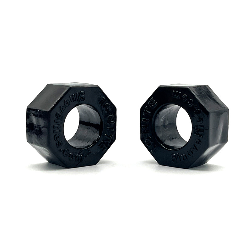 Screw-Type Male Stamina Ring, TPE Couples Cock Ring, Anti-Slip Threaded Design — detail image 7