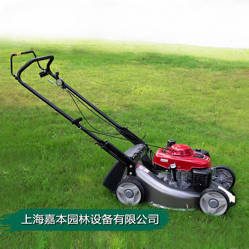 嘉陵HRJ196草坪机GXV160手推19寸铝合金底盘割草机