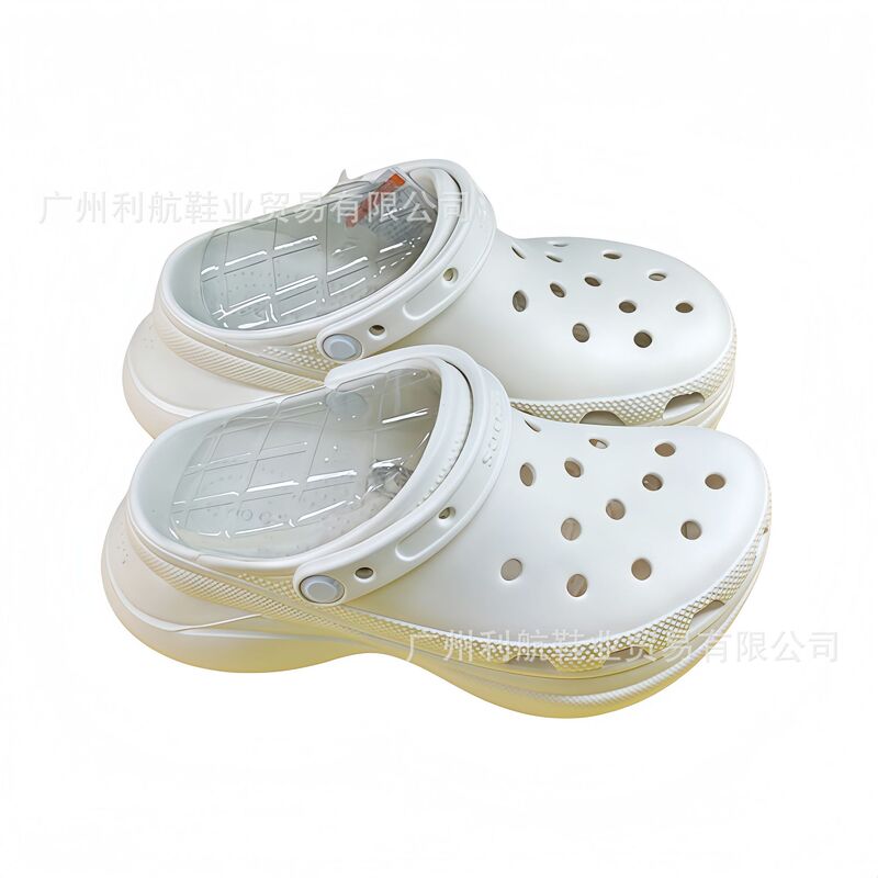 Cro Little Whale Cloud Beach Thick Platform Sandals with 7cm Height Increase Wholesale Shoes Cute Style
