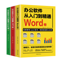 办公软件从入门到精通3册套装书籍新手电脑办公Word/PPT/Excel卷