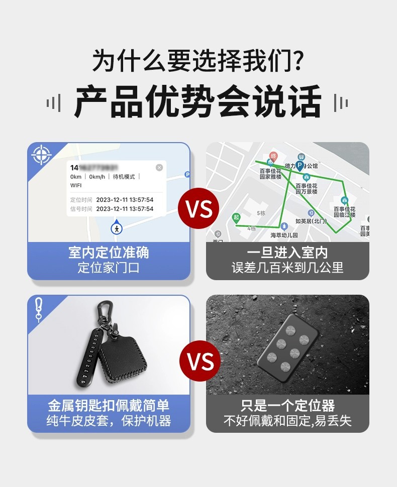 New Beidou gps locator for the elderly and children anti-lost anti-lost device remote vehicle anti-theft device hook strong magnetic