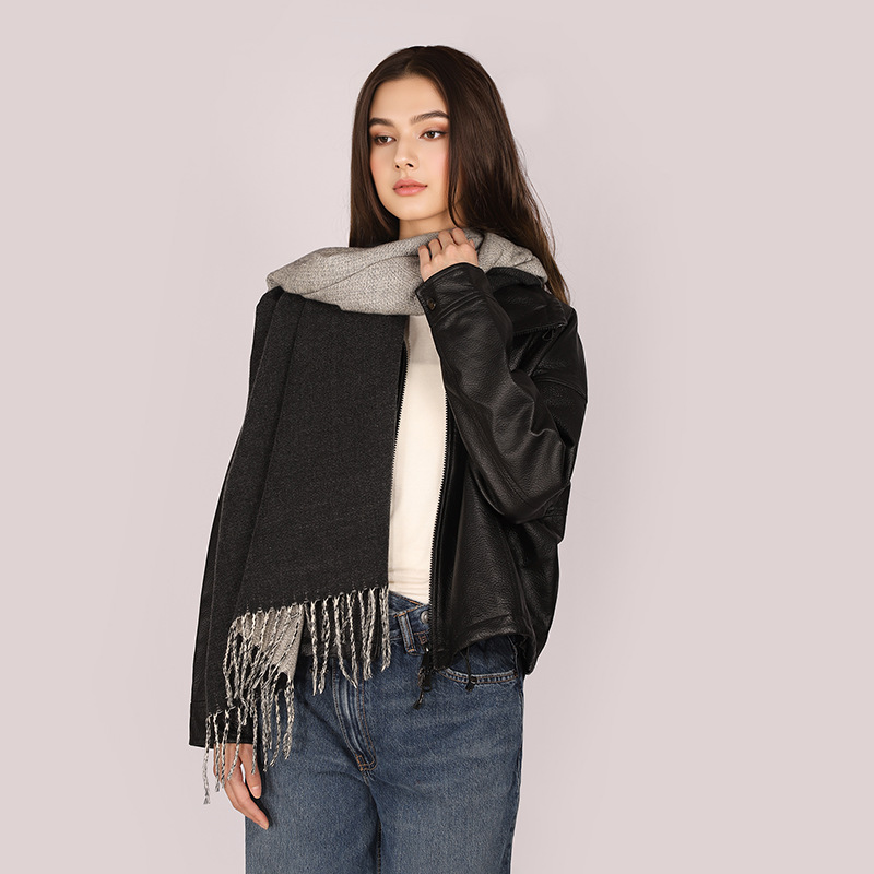 2025 fábrica directa nueva bufalla de color sólido suave y cálida bufalla de bordas unisex bufalla de invierno y otoño