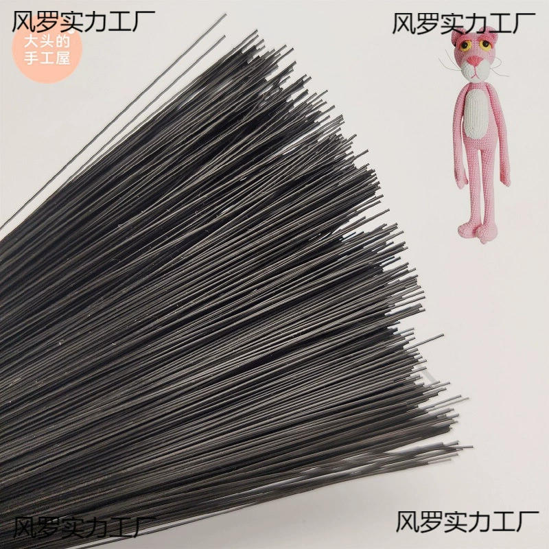 Ручной вязаный крючком ткань непослушный леопард тигр лев кот животное кукла борода нейлон черная рыба линия DIY аксессуары