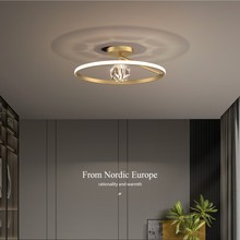 全铜圆圈足球水晶轻奢吸顶灯高端样板房创意设计款组合线条卧室灯