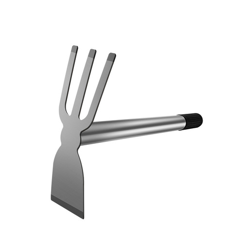 All-steel small hoe weeding rake vegetable planting flower hoeing artifact digging soil household agricultural digging multi-functional tool