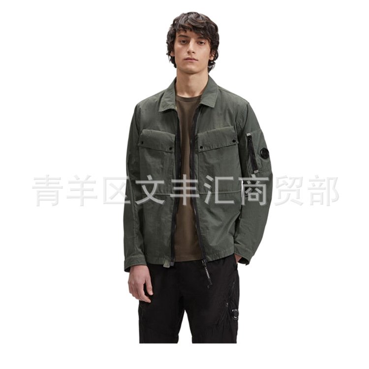 New Spring and Autumn British Youth Men's Loose Shirt Jacket Cardigan Lapel Jacket Clothes Men's Fashion Jacket