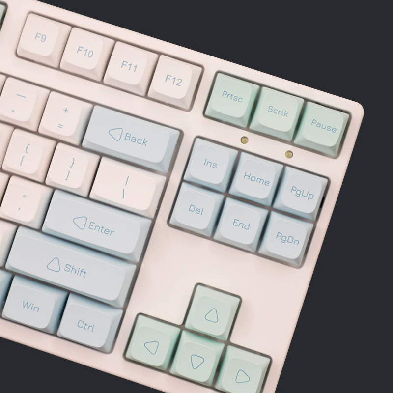 PBT Subvicit Small Fresh Series 137 - клавиши Ice Crystal Mint Glacier XDA High Machinery Key Caps оптом