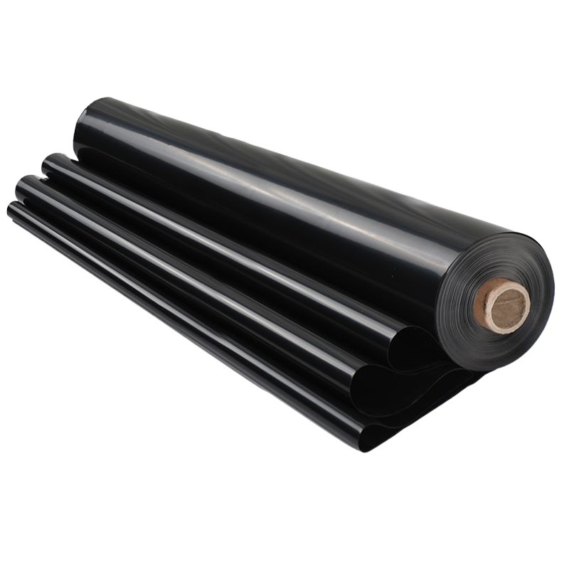 어류 불투과성 막 GEOMEMBRANE 두껍게 검은 플라스틱 양식 막 연못 막 물고기 연못 방수 천 물 저장 막 누출 방지