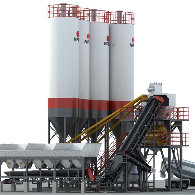 南方路机生产出售JS双卧轴搅拌站 HZS模块式混凝土搅拌站高效