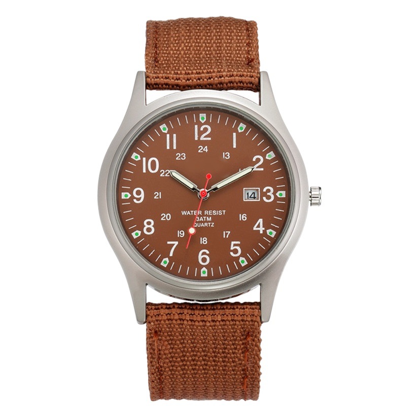 Correa de nylon reloj de hombre Calendario de comercio exterior reloj de cuarzo deseo nuevo reloj AliExpress eBay reloj militar entrega de una pieza