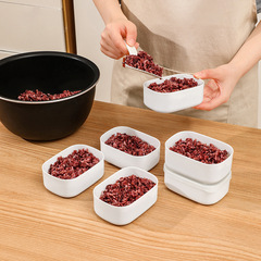 Heatable Convenient Small Rice Bowl Brown Rice Mixed Grain Rice Portioning Box Freezing Preservation Box Meal Box Fruit Bento Box