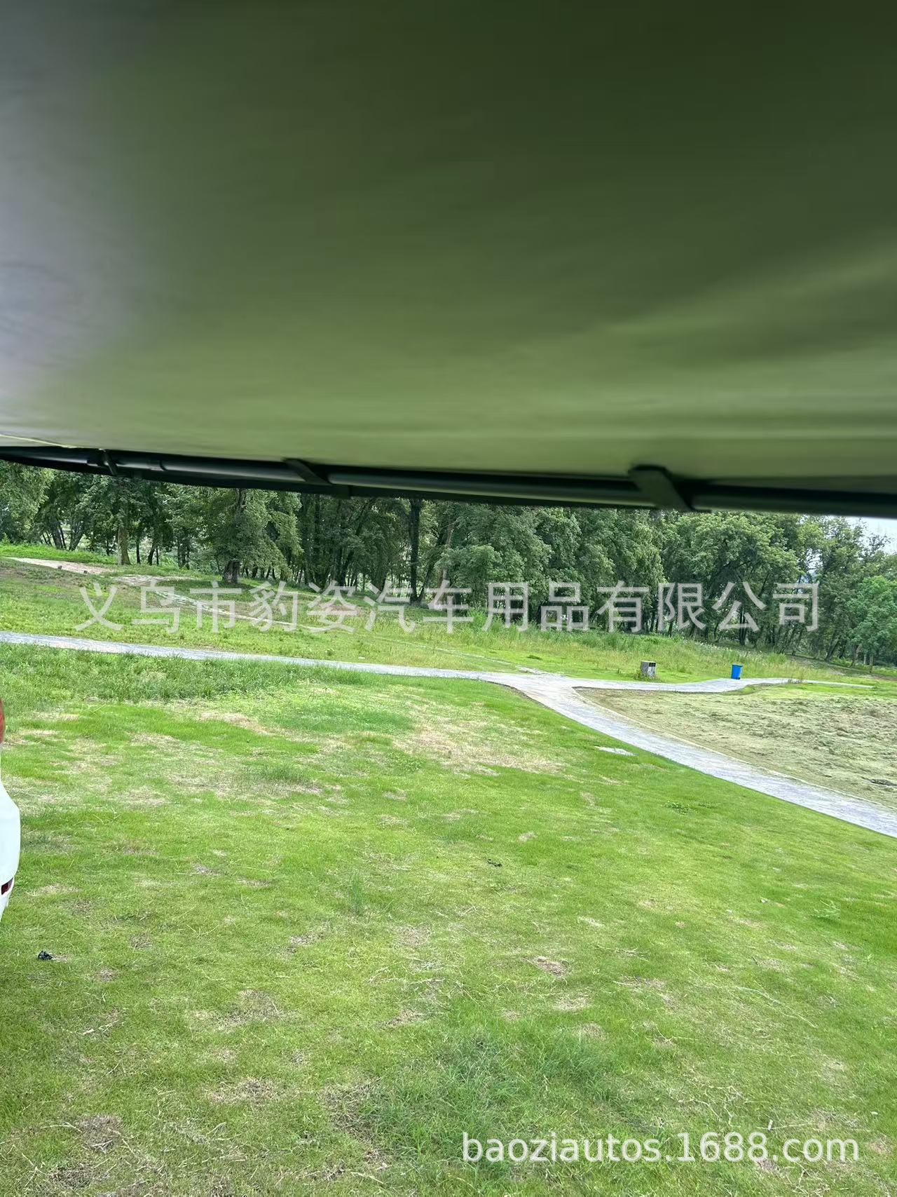 500D Oxford Black Tarp Outdoor Car Roof Side Canopy Aluminum Alloy Car Side Tent Sun Protection Car Camping Sunshade