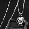 Necklace stainless steel hip-hop style, pendant, punk style, wholesale