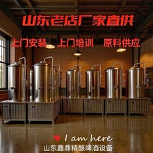 500L精酿啤酒设备啤酒机鲜啤设备发酵罐糖化罐自酿啤酒机