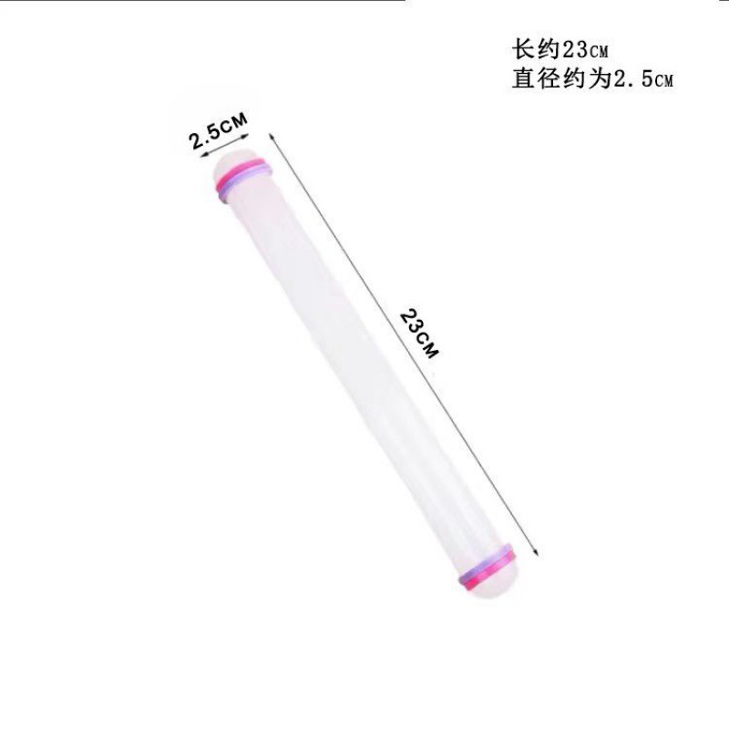 Multi-specification plastic rolling pins, fondant cake non-stick roller DIY dumpling skin tools