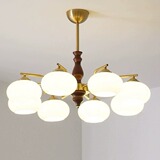 Ретро люстра для гостиной для спальни, лампа, в американском стиле, защита глаз